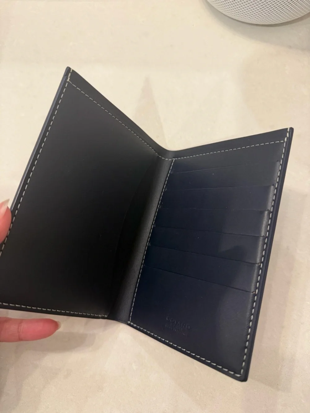 Authentic Goyard Grenelle Passport Cover